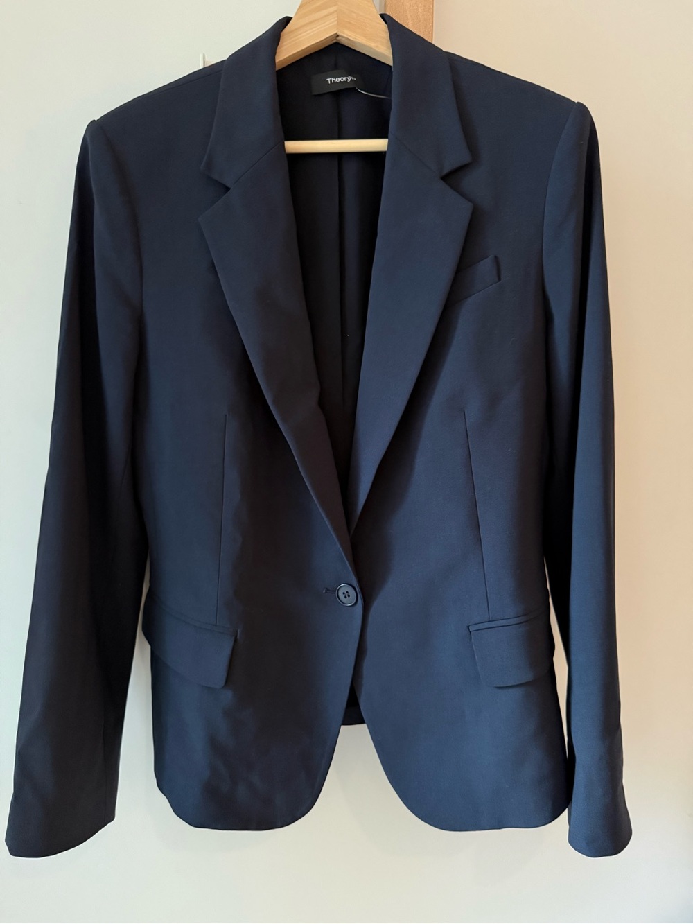 Theory Gabe Wool Blend Tailored Blazer